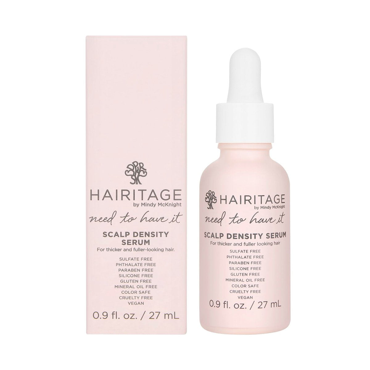Hairitage Biotin + Rosemary Oil Scalp Density Hair Serum Oil – Edge Drops for Dry Damaged Hair – Promotes Healthy Hair Growth + Longer, Thicker Hair – Sulfate Free + Color Safe - görsel 1