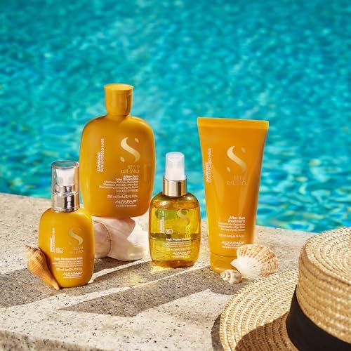 ALFAPARF MILANO Semi di Lino Sunshine Protective Hair Oil - Two-Phase Spray Oil Serum with UV Filters for Sun Exposed Hair Protection - For Shiny, Soft, Disciplined, and Protected Hair - görsel 18