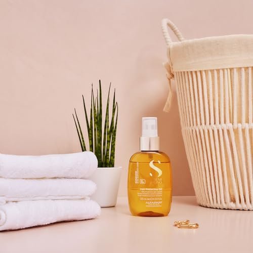 ALFAPARF MILANO Semi di Lino Sunshine Protective Hair Oil - Two-Phase Spray Oil Serum with UV Filters for Sun Exposed Hair Protection - For Shiny, Soft, Disciplined, and Protected Hair - görsel 6