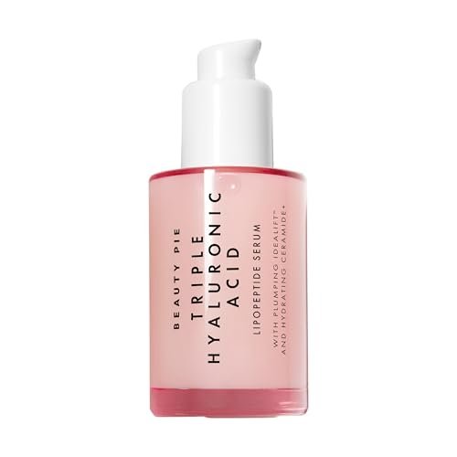 Beauty Pie Triple Hyaluronic Acid & Lipopeptide Serum - Plumping & Smoothing Hydrating Face Serum, Anti-Wrinkle Fine Line Care, Lightweight Fragrance Free 50ml Avelisse