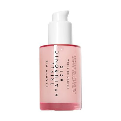 Beauty Pie Triple Hyaluronic Acid & Lipopeptide Serum - Plumping & Smoothing Hydrating Face Serum, Anti-Wrinkle Fine Line Care, Lightweight Fragrance Free 50ml Avelisse