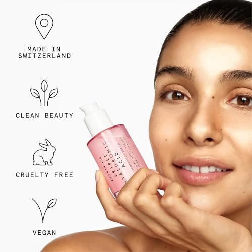 Beauty Pie Triple Hyaluronic Acid & Lipopeptide Serum - Plumping & Smoothing Hydrating Face Serum, Anti-Wrinkle Fine Line Care, Lightweight Fragrance Free 50ml Avelisse