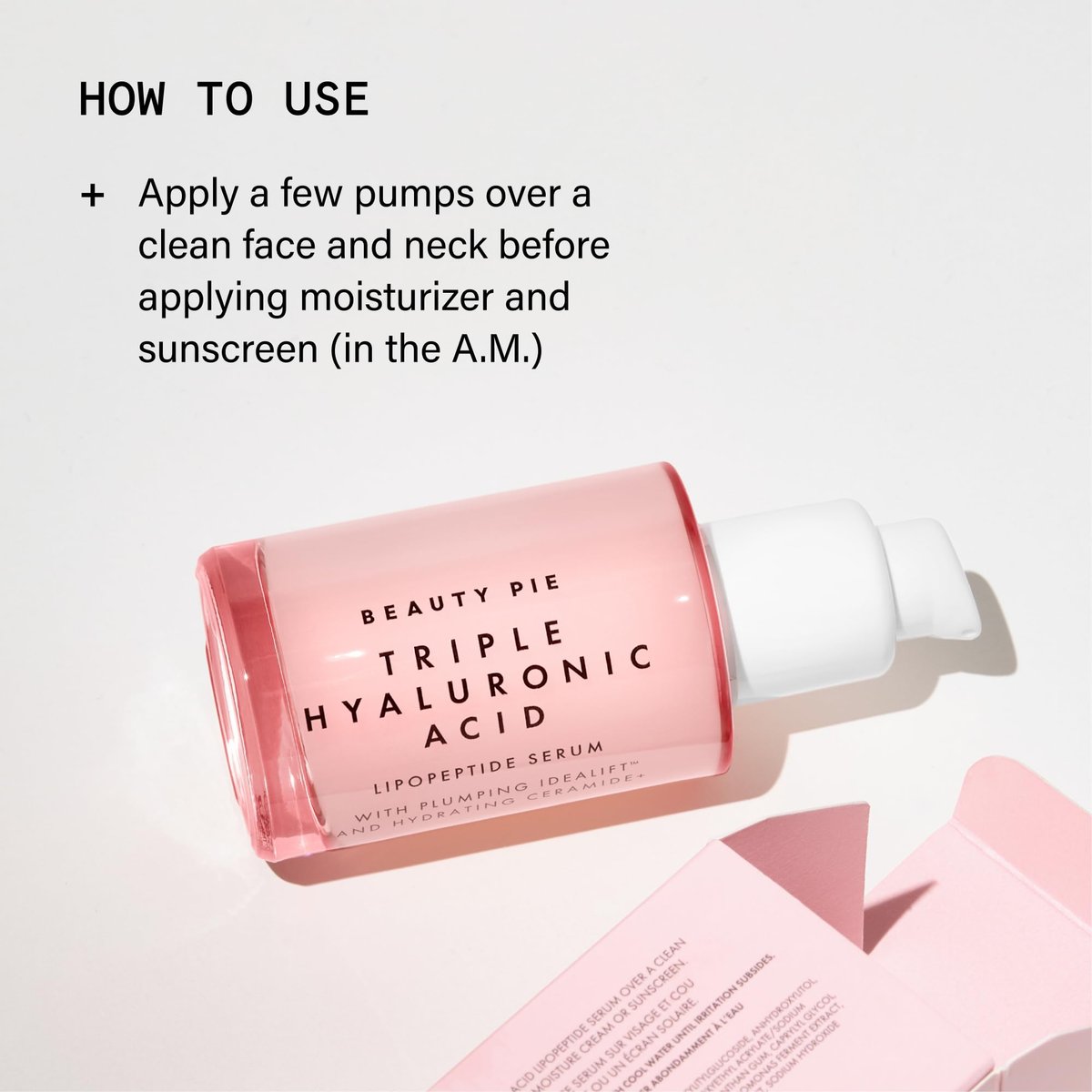 Beauty Pie Triple Hyaluronic Acid & Lipopeptide Serum - Plumping & Smoothing Hydrating Face Serum, Anti-Wrinkle Fine Line Care, Lightweight Fragrance Free 50ml Avelisse