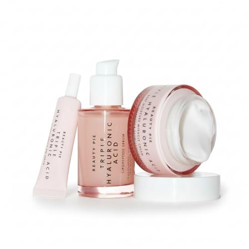 Beauty Pie Triple Hyaluronic Acid & Lipopeptide Serum - Plumping & Smoothing Hydrating Face Serum, Anti-Wrinkle Fine Line Care, Lightweight Fragrance Free 50ml Avelisse