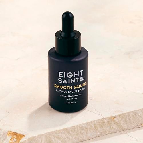 Eight Saints Retinol Serum for Firming Face Lines & Eye Wrinkles, Anti-Aging Facial Serum with Retinol, Hyaluronic Acid, and Green Tea, 1 oz Avelisse