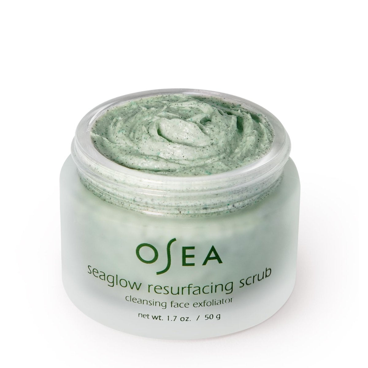 OSEA Seaglow Resurfacing Face Cleanser and Scrub - 2-in-1 Facial Exfoliator & Cleanser for All Skin Types - Clean Beauty Vegan Skincare (1.7 oz) Avelisse