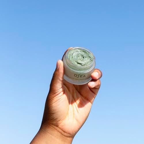 OSEA Seaglow Resurfacing Face Cleanser and Scrub - 2-in-1 Facial Exfoliator & Cleanser for All Skin Types - Clean Beauty Vegan Skincare (1.7 oz) Avelisse