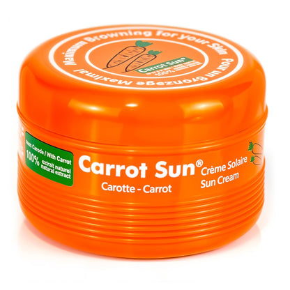 Carrot Sun Tanning Accelerator – 350ml Carotene Intensive Tanning Gel – Natural Extract Sun Cream Tanning Lotion for All Skin Types – Even Beautiful Skin Coloring Avelisse