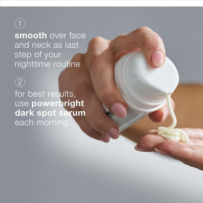 Dermalogica PowerBright Overnight Cream - Night Time Face Moisturizer to Restore Skin and Fade Dark Spots, 1.7 oz Avelisse