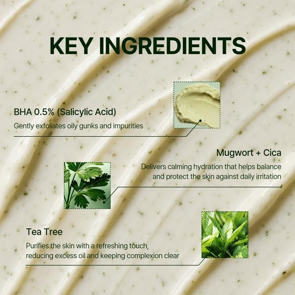 Orien Mugwort Zero Film Cleansing Foam - Daily Makeup Remover & Blackhead Removal, Non-Clogging Pores, Korean Skincare Double Cleansing, 5.07 fl oz (150ml) - görsel 5