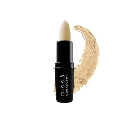 Bissú Stick Correcting Concealer - 15 Versatile Shades, Natural Finish, Contouring & Highlighting, Easy Application, 4.7g (Medium Beige)