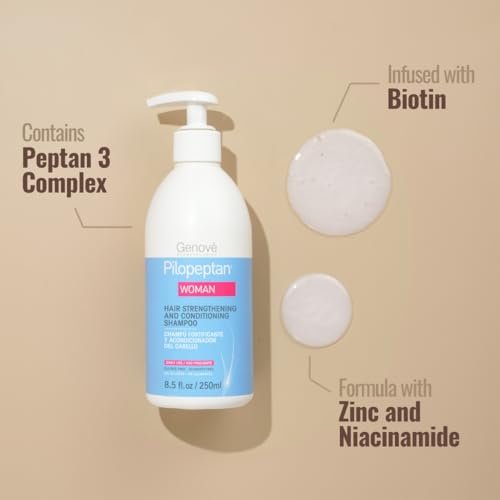 Pilopeptan Woman Hair Strengthening and Conditioning Shampoo | Revitalize & Nourish with Peptan 3 Complex | Boost Core Strength, Reduce Breakage | Volumizing, Healthy Thickness & Plush Softness Avelisse