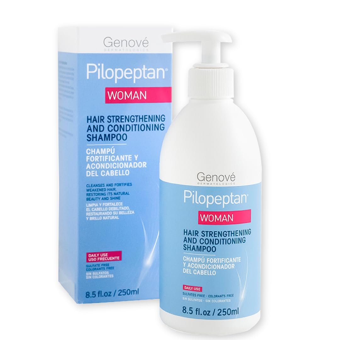 Pilopeptan Woman Hair Strengthening and Conditioning Shampoo | Revitalize & Nourish with Peptan 3 Complex | Boost Core Strength, Reduce Breakage | Volumizing, Healthy Thickness & Plush Softness Avelisse