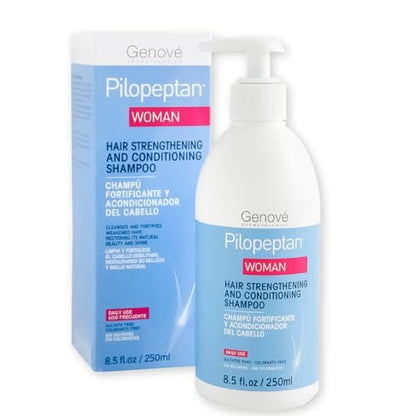 Pilopeptan Woman Hair Strengthening and Conditioning Shampoo | Revitalize & Nourish with Peptan 3 Complex | Boost Core Strength, Reduce Breakage | Volumizing, Healthy Thickness & Plush Softness Avelisse