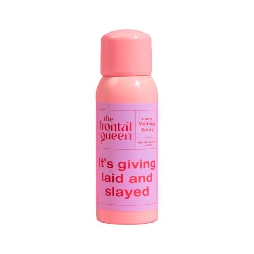 The Frontal Queen Lace Melting Spray - Ashy Lace Melting Spray for Lace Wigs, Extra Hold Lace Bond Spray Adhesive, No Residue, Long Lasting Safe Formula - 4.2 oz Avelisse