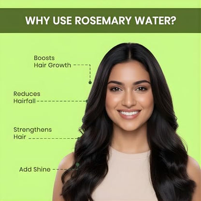 Alps Goodness Rosemary Water Spray for Hair Growth – Strengthen, Revitalize & Thicken Hair – Damage Repair & Hair Loss Control – Adds Shine & Reduces Frizz – 6.76 Fl Oz (200ml)