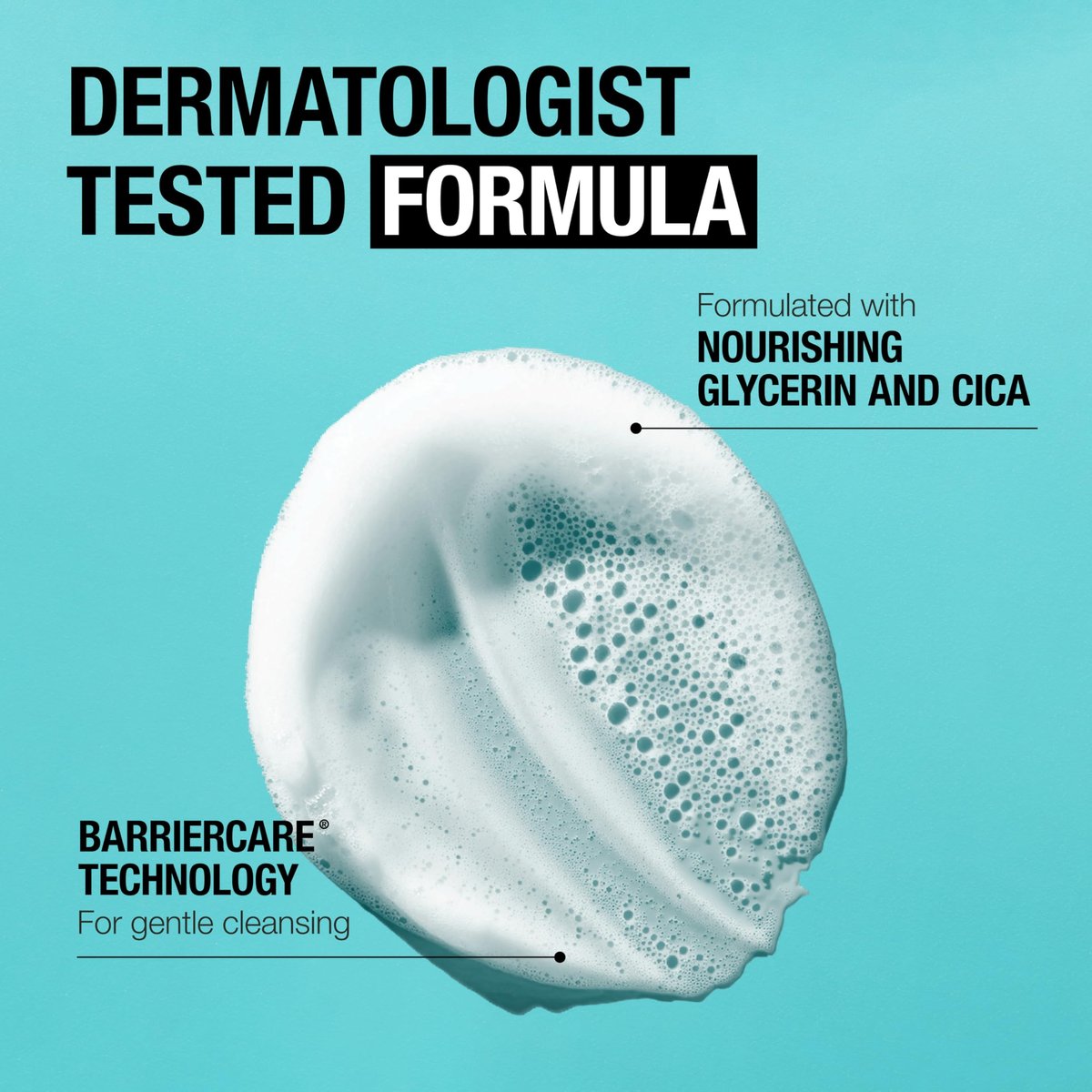 Neutrogena Ultra Gentle Cream-to-Foam Daily Facial Cleanser - Fragrance-Free, Hypoallergenic, 8.5 oz - görsel 5