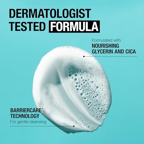 Neutrogena Ultra Gentle Cream-to-Foam Daily Facial Cleanser - Fragrance-Free, Hypoallergenic, 8.5 oz - görsel 6