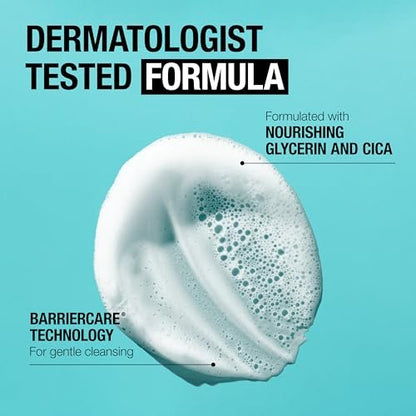 Neutrogena Ultra Gentle Cream-to-Foam Daily Facial Cleanser - Fragrance-Free, Hypoallergenic, 8.5 oz