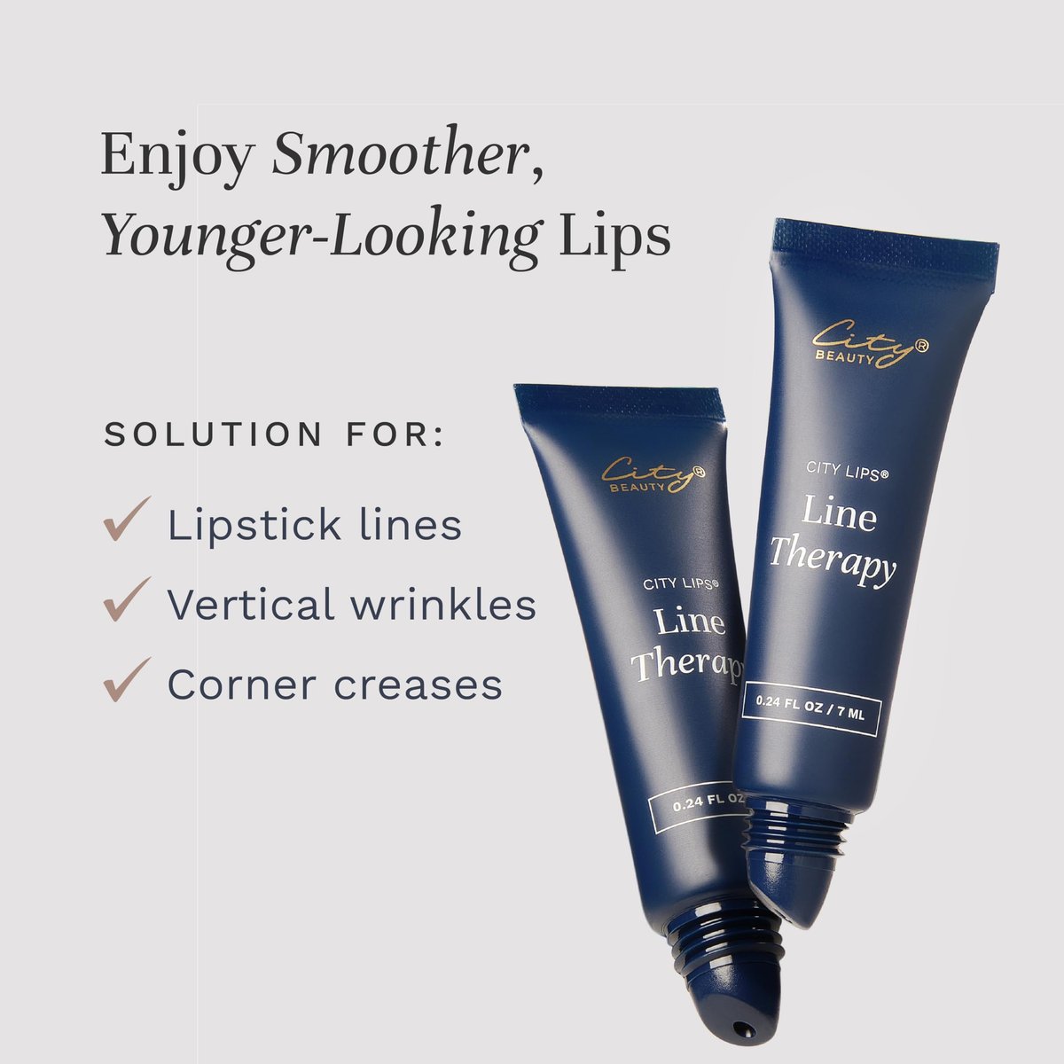 City Lips Line Therapy – Lip Line Fortifying Treatment for Smoothing Vertical Wrinkles & Lipstick Lines | Anti-Aging Cruelty-Free Lip Care Avelisse