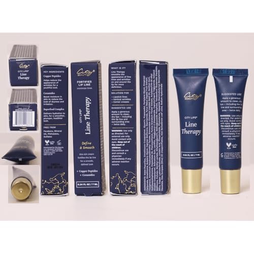 City Lips Line Therapy – Lip Line Fortifying Treatment for Smoothing Vertical Wrinkles & Lipstick Lines | Anti-Aging Cruelty-Free Lip Care Avelisse