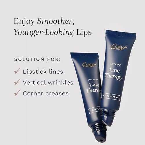 City Lips Line Therapy – Lip Line Fortifying Treatment for Smoothing Vertical Wrinkles & Lipstick Lines | Anti-Aging Cruelty-Free Lip Care Avelisse