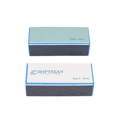 3-Step Buffer Buffing Block: Nail Polishing & Shining for Natural & Acrylic Nails