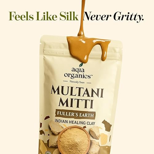 100% Pure Multani Mitti Powder – Indian Healing Clay for Skin Tightening, Deep Pore Cleansing, Tan Removal – 8 oz - görsel 10