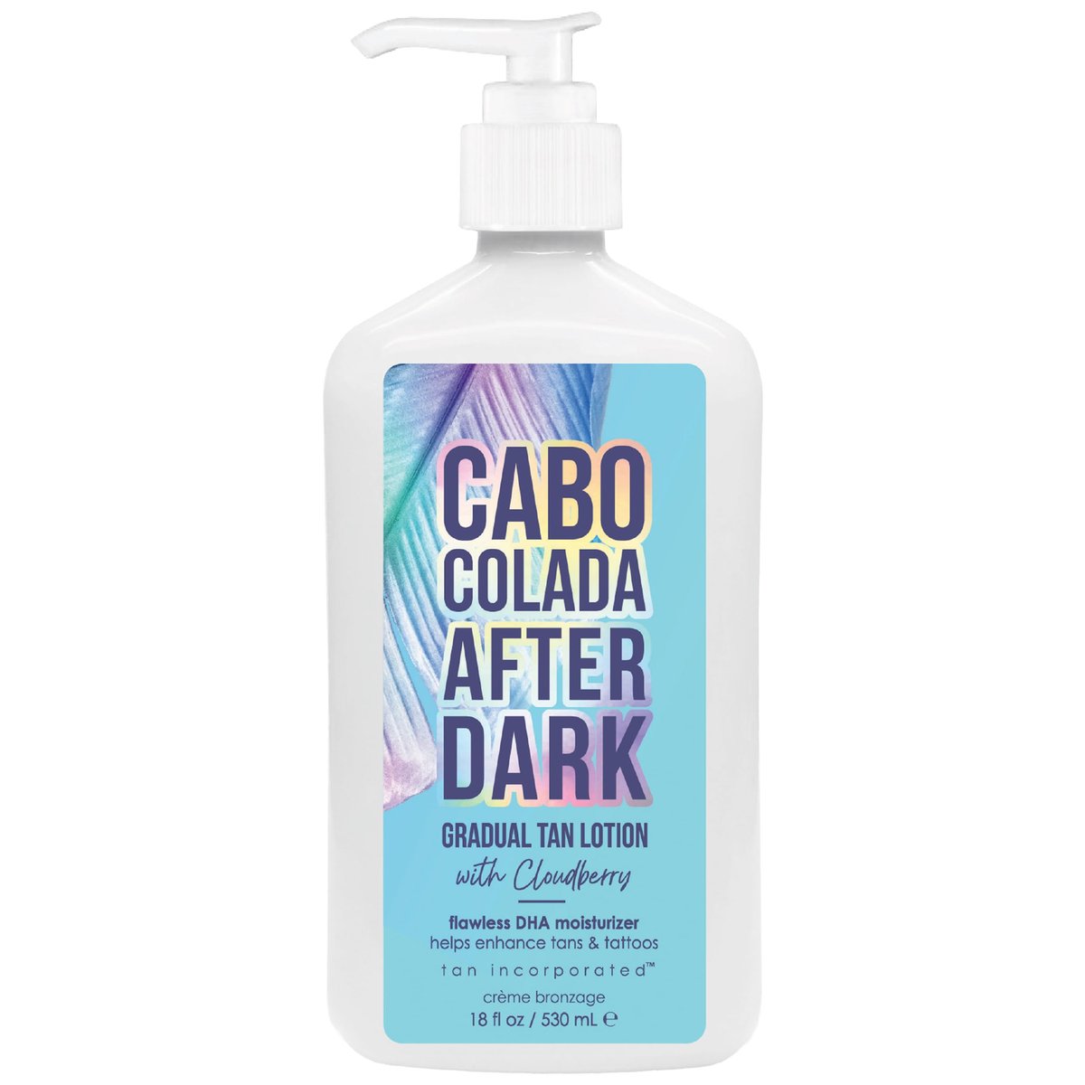 Brown Sugar Cabo Colada After Dark Gradual Tan Lotion & Tattoo Enhancer, Cloudberry with DHA Carrot Oil & Tigergrass, 18 Fl Oz - görsel 2