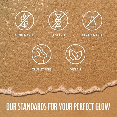 Brown Sugar After Dark Tan Extender & Tattoo Enhancer, Sea Salt Tigergrass & Ocean Botanicals with Triple Coconut Complex, 18 Fl Oz Avelisse
