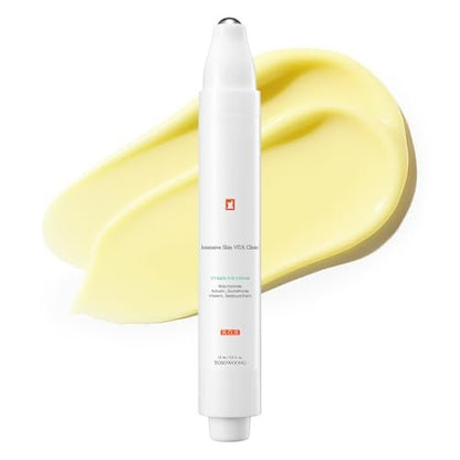 TOSOWOONG VITA Clinic Vitamin Eye Cream – Korean Skincare with 5% Arbutin, 2% Niacinamide, Hyaluronic Acid & Glutathione for Fine Lines, Wrinkles & Puffiness (15ml / 0.5 fl. oz.) Avelisse