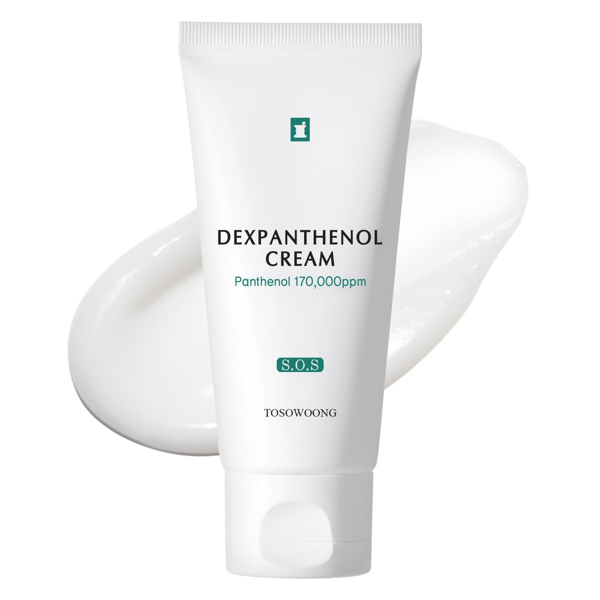 TOSOWOONG Dexpanthenol Cream 170,000ppm B5 Panthenol – Korean Facial Moisturizer for Skin Barrier Repair, Soothing & Hydrating, 60ml - görsel 1