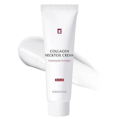 TOSOWOONG Collagen Necktox Cream - Neck Firming & Anti-Aging Cream with Collagen and Hyaluronic Acid, Korean Skin Care, 50ml Avelisse