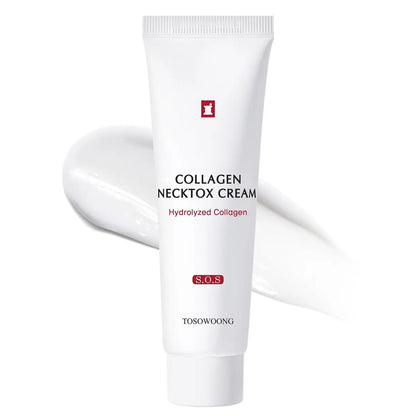 TOSOWOONG Collagen Necktox Cream - Neck Firming & Anti-Aging Cream with Collagen and Hyaluronic Acid, Korean Skin Care, 50ml Avelisse