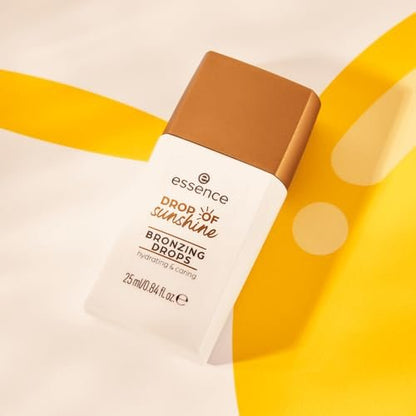 Essence Drop of Sunshine Bronzing Drops – Lightweight Buildable Hydrating Healthy Glow Multi-Use Vegan & Cruelty Free Bronzer