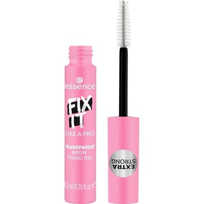 Essence Fix It Like a Pro Brow Fixing Gel – Long Lasting, Fast Drying, Ultra-Strong Hold, Transparent