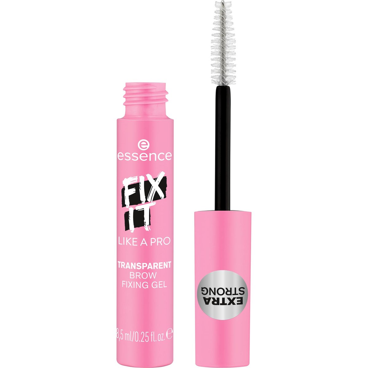 Essence Fix It Like a Pro Brow Fixing Gel – Long Lasting, Fast Drying, Ultra-Strong Hold, Transparent - görsel 1