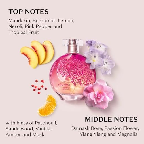 O BOTICARIO Floratta Summer Love Eau de Toilette for Women - 3.4 fl oz | Captivating Summer Romance Fragrance Avelisse