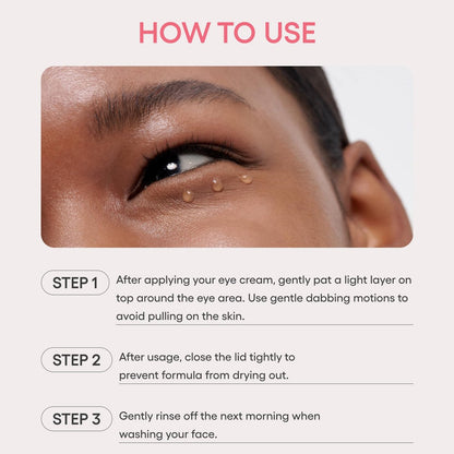 LANEIGE Bouncy & Firm Eye Sleeping Mask - Depuff and Firm with Peony & Collagen Complex, Ceramide, & 5D Hyaluronic Acid