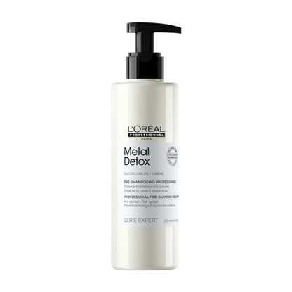 L'Oréal Professionnel Paris Metal Detox Pre-Shampoo Treatment - Strengthens, Refills Micro-Breaks and Protects Against Hard Water Metals, For Damaged and Color-Treated Hair (8.4 Fl Oz) Avelisse