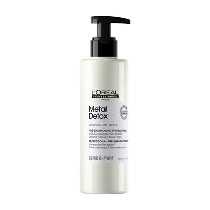 L'Oréal Professionnel Paris Metal Detox Pre-Shampoo Treatment - Strengthens, Refills Micro-Breaks and Protects Against Hard Water Metals, For Damaged and Color-Treated Hair (8.4 Fl Oz) Avelisse