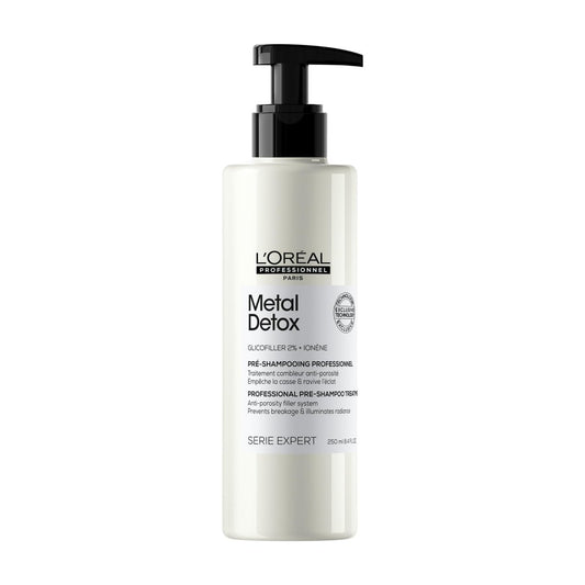 L'Oréal Professionnel Paris Metal Detox Pre-Shampoo Treatment - Strengthens, Refills Micro-Breaks and Protects Against Hard Water Metals, For Damaged and Color-Treated Hair (8.4 Fl Oz) Avelisse