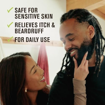 Every Man Jack Unscented Beard Bundle – Fragrance Free Beard & Face Wash, Beard Butter & Beard Oil for Sensitive Skin Avelisse