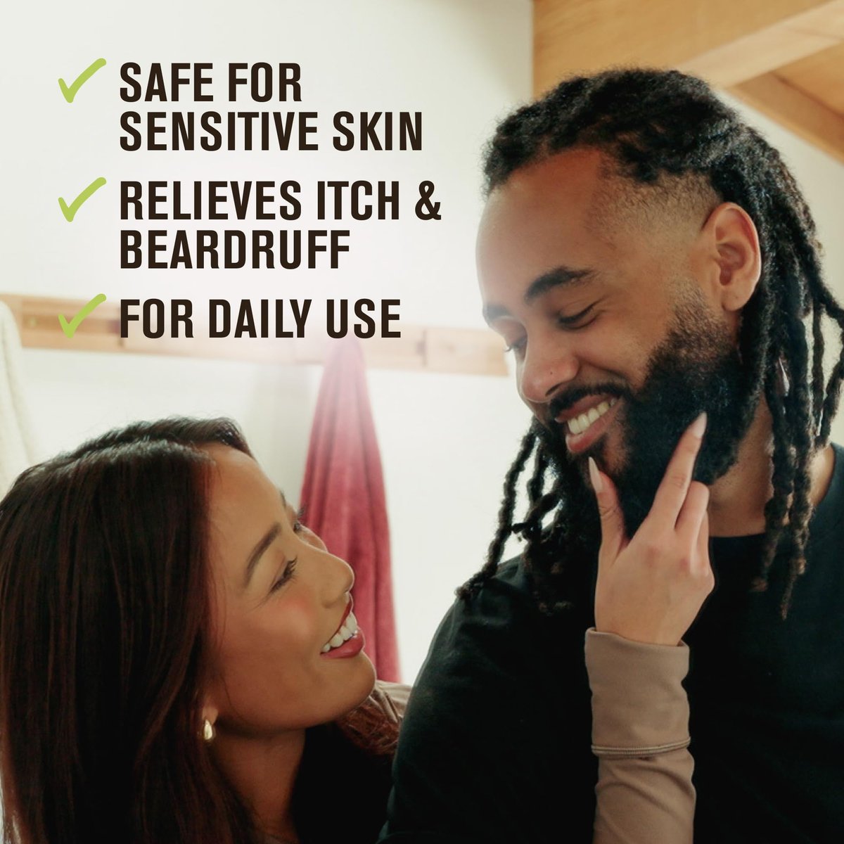 Every Man Jack Unscented Beard Bundle – Fragrance Free Beard & Face Wash, Beard Butter & Beard Oil for Sensitive Skin Avelisse
