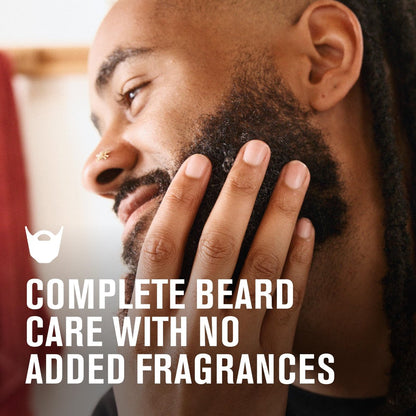 Every Man Jack Unscented Beard Bundle – Fragrance Free Beard & Face Wash, Beard Butter & Beard Oil for Sensitive Skin Avelisse