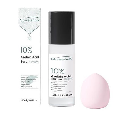 Azelaic Acid 10% Serum for Reducing Facial Redness & Acne – 3.4 fl. oz. (100ml)