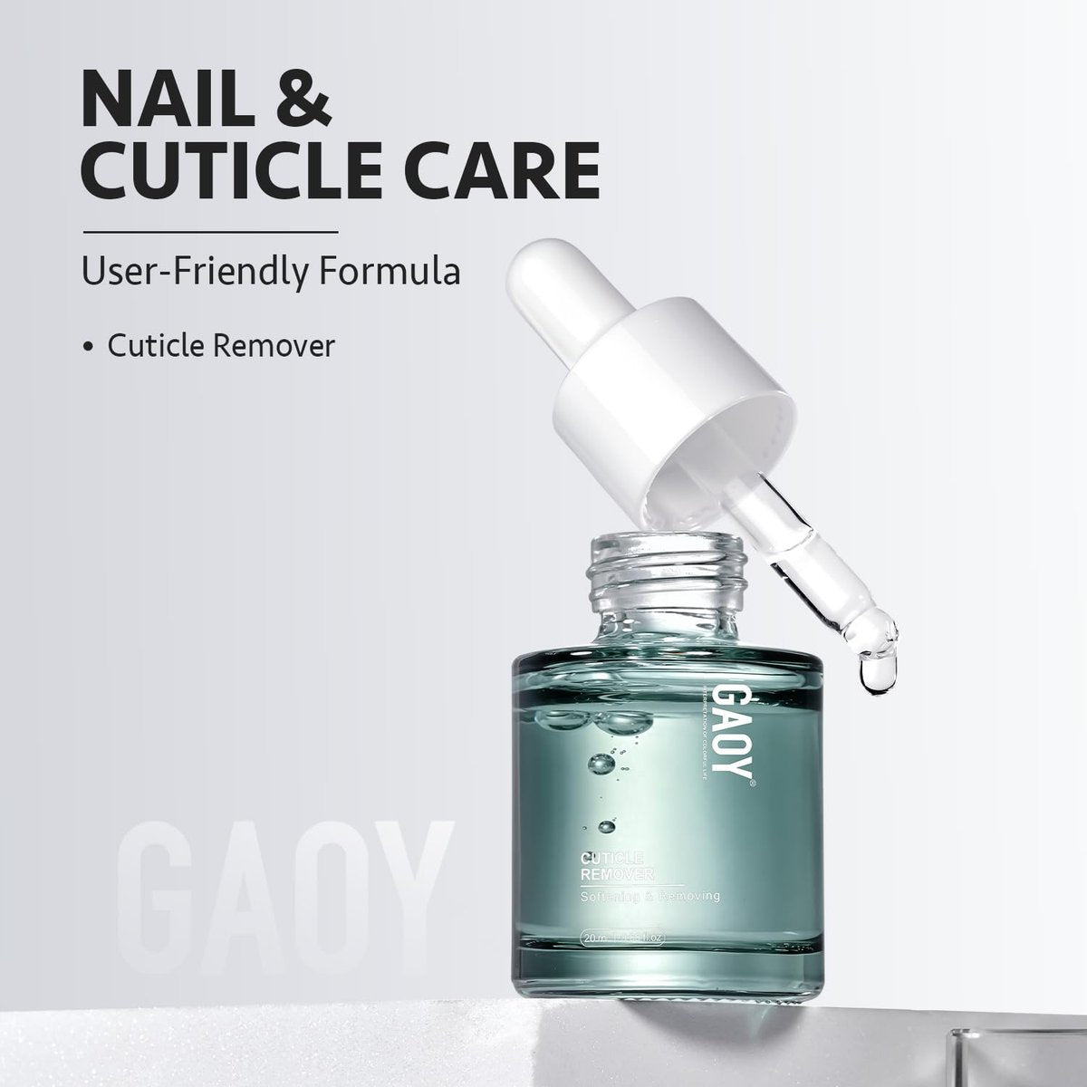 GAOY Cuticle Remover Gel – 20ml Nail Care Softener for Easy, Effective Cuticle Removal - görsel 12