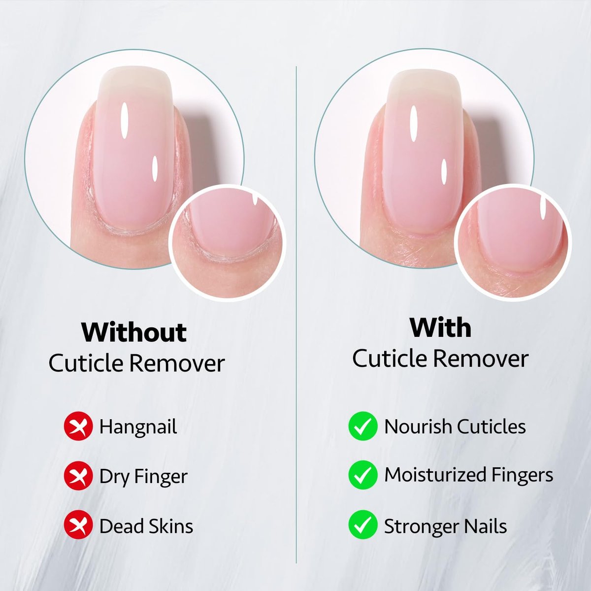 GAOY Cuticle Remover Gel – 20ml Nail Care Softener for Easy, Effective Cuticle Removal - görsel 8
