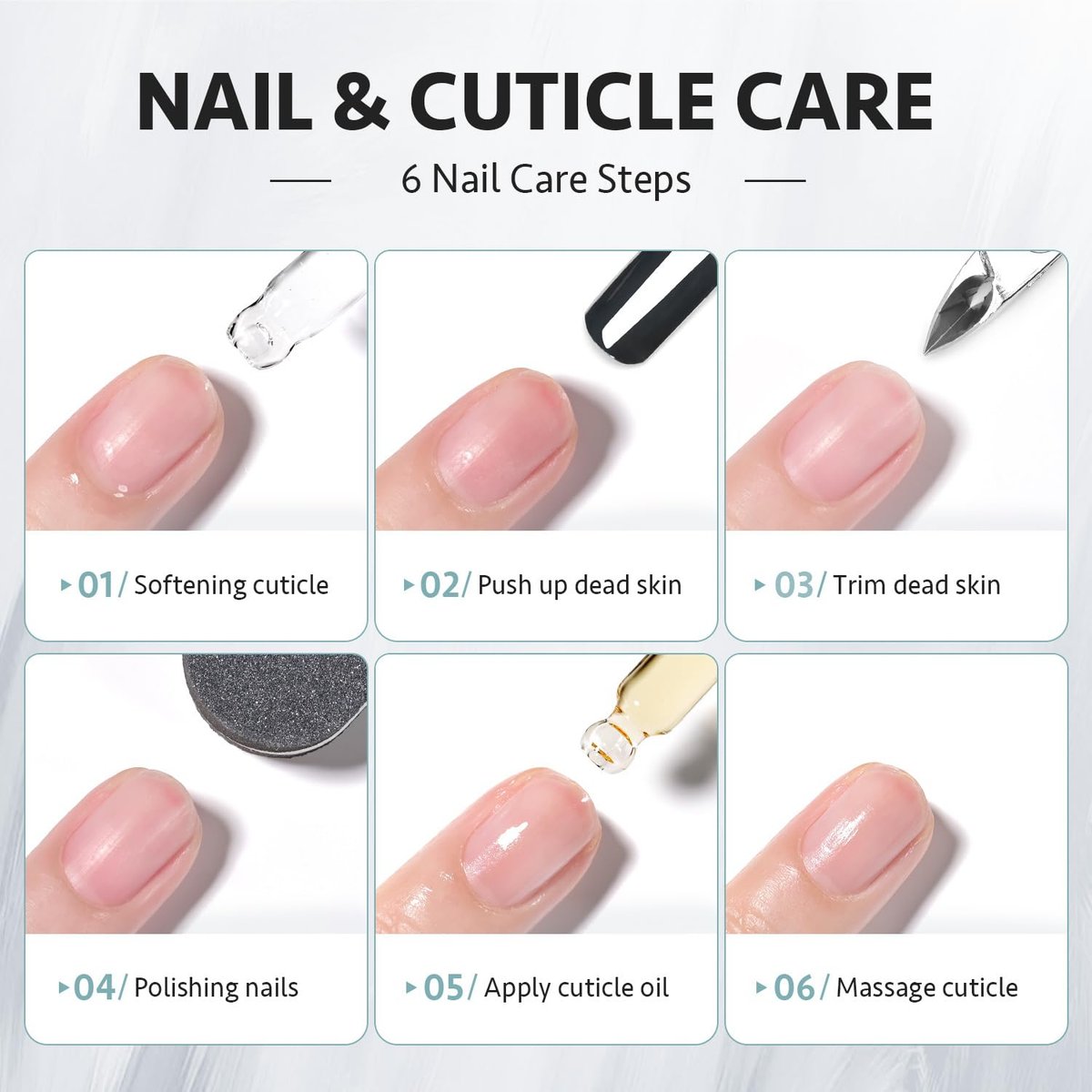 GAOY Cuticle Remover Gel – 20ml Nail Care Softener for Easy, Effective Cuticle Removal - görsel 6