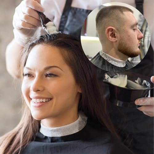 Neck Strips Professional Non-Woven Fabric Tape - 100 Count Electrostatic Adsorption Disposable Haircut Paper Neck Band for Barbers and Hairstylists Salon Accessories - görsel 16
